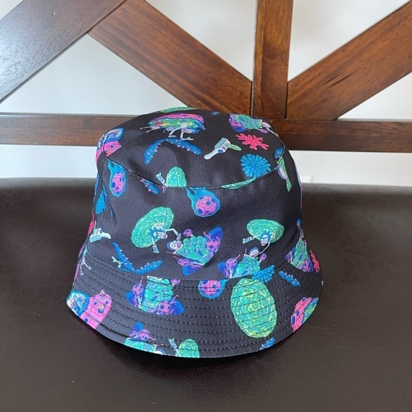 Rick And Morty Cartoon Design Bucket Hat reversible - Picture 8 of 12